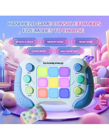 Consola de Juego Portátil Azyh con Luces RGB y Modo Piano