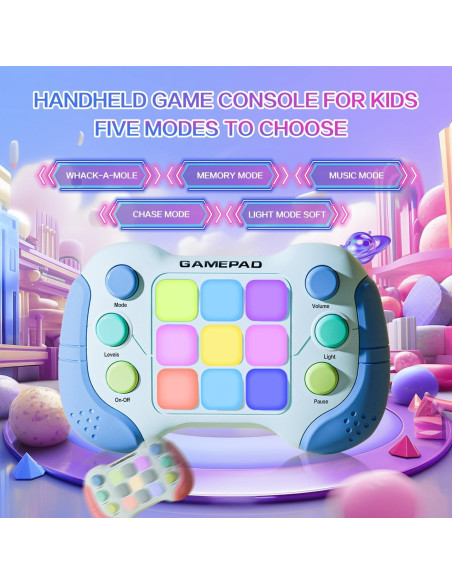 Consola de Juego Portátil Azyh con Luces RGB y Modo Piano