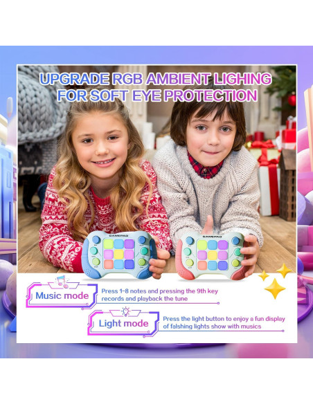 Consola de Juego Portátil Azyh con Luces RGB y Modo Piano