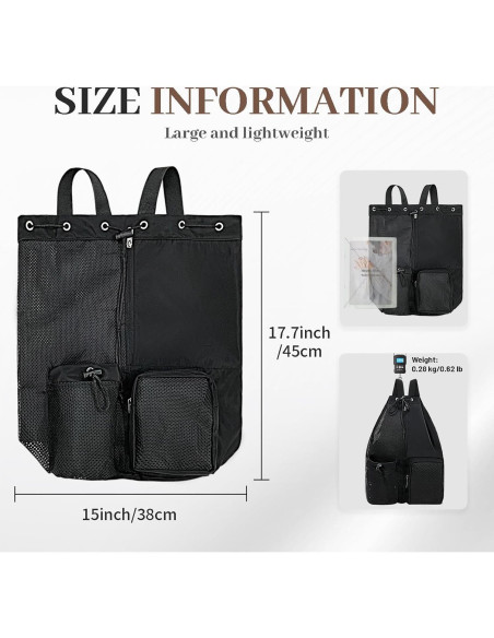 Mochila de Playa YUHAN PRETTY con Bolsillo Húmedo 38x44.9cm Mochila de Playa YUHAN PRETTY con Bolsillo Húmedo 38x44.9cm