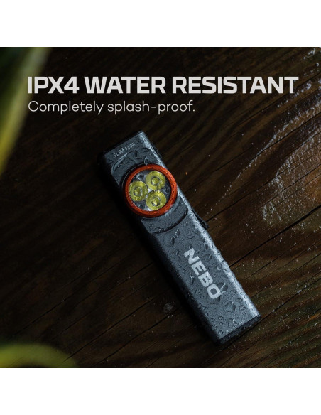 Linterna NEBO SLIM Mini Recargable 250 Lúmenes IPX4