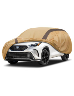 Funda de Coche FSGRICH Impermeable para Toyota Highlander 2007-2024