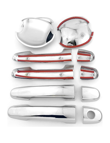 Cubierta de Manija de Puerta Cromo Dakitita para Toyota