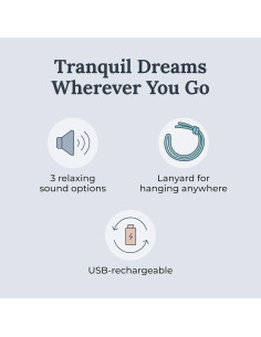 Yogasleep Rohm Máquina de Sonido Blanco Portátil 3 Sonidos 2