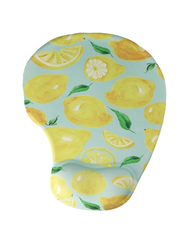 Alfombrilla de Ratón Ergonómica Kopida Diseño Limón 22.86x19.05cm