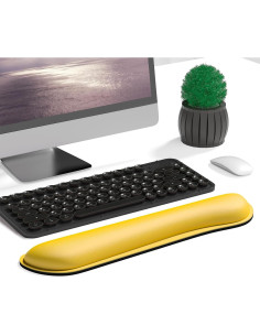 Reposamuñecas Ergonómico Dapesuom Amarillo Albaricoque 43x9cm 2