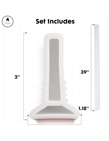 Umbral de Ducha Colapsable ByVal 99 cm - 5 cm Alto - Silicona