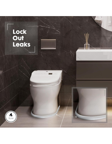 Umbral de Ducha Colapsable ByVal 99 cm - 5 cm Alto - Silicona