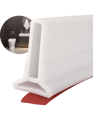 Umbral de Ducha Colapsable ByVal 99 cm - 5 cm Alto - Silicona