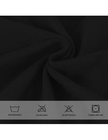 Funda de Silla Stretch Easy-Going 3 Piezas Negra Pequeña