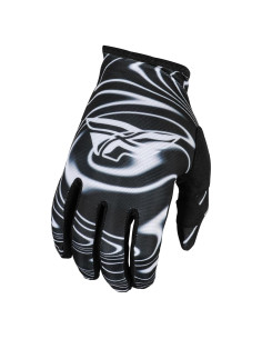 Guantes de Motocross Fly Racing Lite Warped Negro/Blanco XS