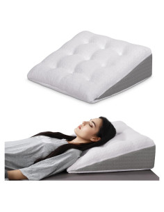 Almohada en Cuña TANYOO 19 cm Espuma Viscoelástica Alivio Reflujo