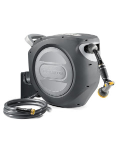 Carrete de Manguera de Jardín GLAHODEN 1/2" x 30.48 m Automático