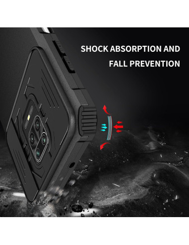 Funda para Xiaomi Redmi Note 9 Pro/S/Pro Max con Soporte y Protector