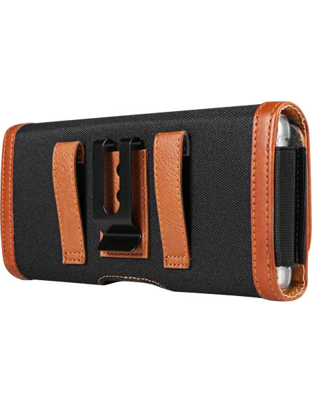 Funda de Nylon para Teléfono Celular Seqoiyia - Negro Funda de Nylon para Teléfono Celular Seqoiyia - Negro