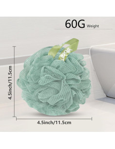 Esponja de Ducha Lufa Yoget 4 Pack 60g Exfoliante Colorido 2