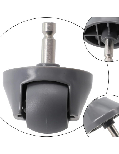 Rueda de Repuesto HEPBAK para Aspiradora Robot Narwal J3