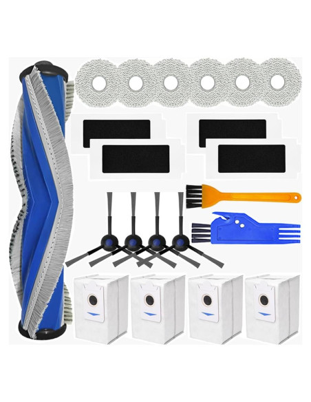 Accesorios de Repuesto Ecovacs Deebot T30S - 1 Cepillo + 4 Filtros