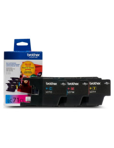 Cartuchos de Tinta Brother LC71 - Paquete de 3 Colores