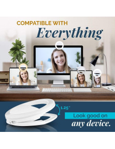 Luz de Anillo LED GearLight Radiance 8.89 cm Recargable 2