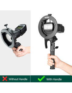 Soporte Godox S2 para Speedlite y Montura Bowens - 0.88 kg 2