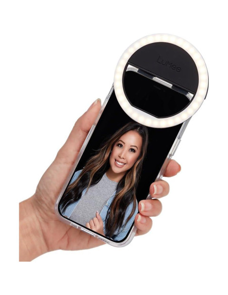 LuMee Studio Clip Light - Luz LED Anillo Portátil Negra LuMee Studio Clip Light - Luz LED Anillo Portátil Negra