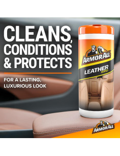 Toallitas Limpiadoras de Cuero Armor All - 20 Unidades 2