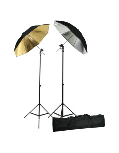Kit de Soporte para Flash Fancierstudio con 4 Paraguas