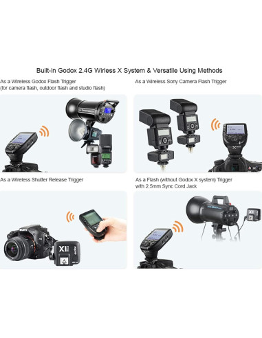 Disparador de Flash Godox Xpro-S para Sony Inalámbrico TTL HSS