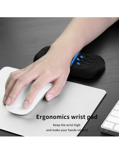 Almohadilla Ergonómica VAYDEER para Muñeca de Ratón 15cm