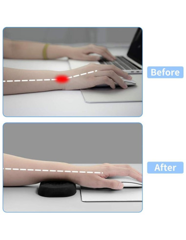 Almohadilla Ergonómica VAYDEER para Muñeca de Ratón 15cm