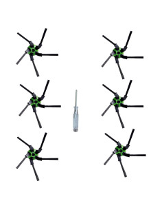 Paquete de 6 Cepillos Laterales Fuyoda para Roomba S9