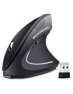 Ratón Vertical Ergonómico Inalámbrico ASOI 2.4G 6 Botones