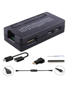 Caja GeeekPi para Raspberry Pi Zero 2 W y Zero W - Kit 7 en 1