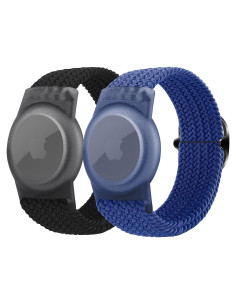 Meliya Pulsera Ajustable para Apple AirTag Niños 2 Pack