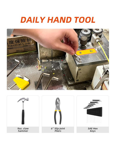 Juego de Herramientas 40 Piezas DIFFLIFE con Caja de Almacenamiento