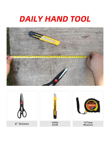 Juego de Herramientas 40 Piezas DIFFLIFE con Caja de Almacenamiento