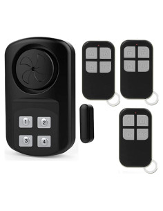 Alarma de Puerta Inalámbrica YisTech con 3 Control Remoto 140 dB