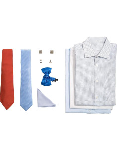 DEGELER Bolsa para Camisas Azul - Organizador de Viaje 40cm 2