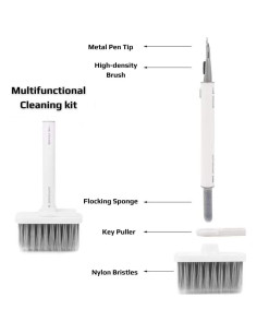 Kit de Limpieza 5 en 1 PrimOffice para Teclados y Auriculares 2