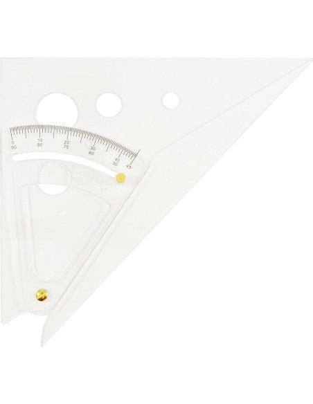 Regla Triangular Ajustable Westcott AT-10 25.4 cm Transparente
