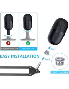 Brazo de micrófono Razer Seiren Mini con filtro antipop 2