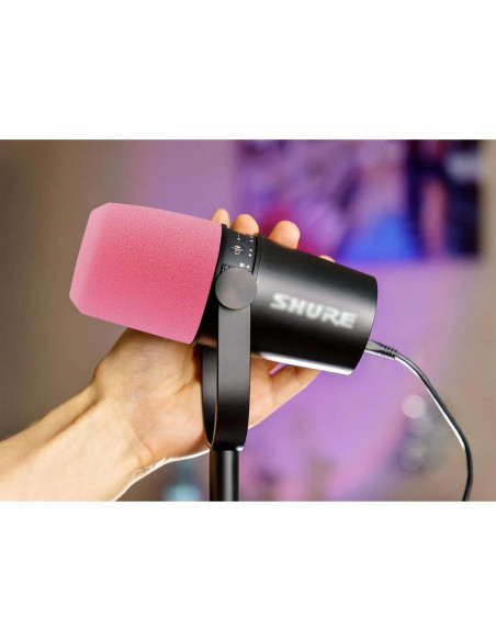 Filtro Pop LEFXMOPHY Rosa MV7PINK para Micrófono Shure MV7