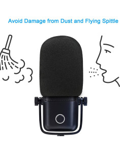 Filtro Pop SUNMON para Micrófono Elgato Wave 1 - Espuma Profesional 2