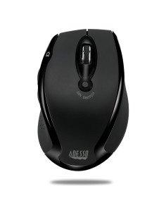 Ratón Óptico Inalámbrico Ergonómico Adesso iMouse M20B Negro
