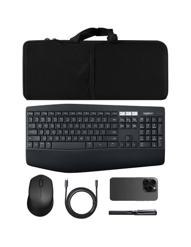 Funda de Teclado Portátil Neopreno EiiJugaloo MK345/MK850