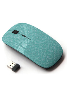Ratón Óptico Inalámbrico KOOLmouse Vintage Teal 18g