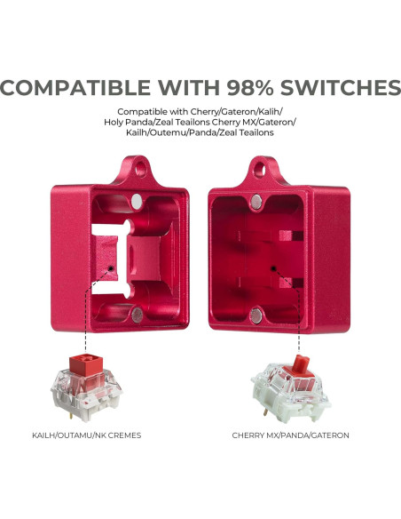 Abridor de Interruptores Mecánicos Aluminio Rojo para Cherry MX