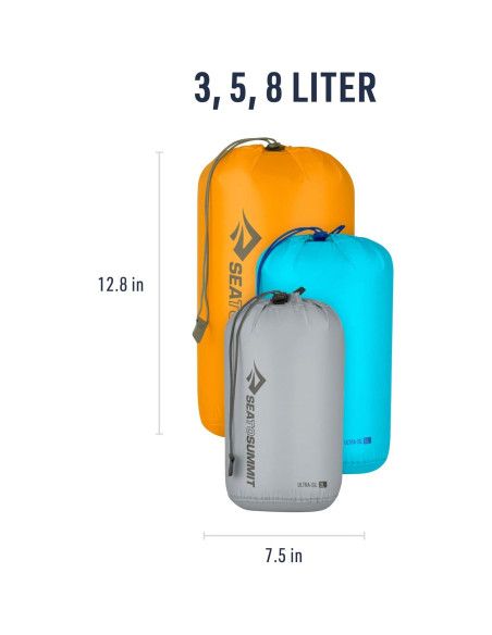 Juego de 3 bolsas de compresión Sea to Summit 3L 5L 8L