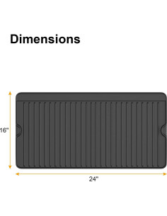 Plancha de Hierro Fundido Reversible LS'BABQ 40.64x60.96 cm 2